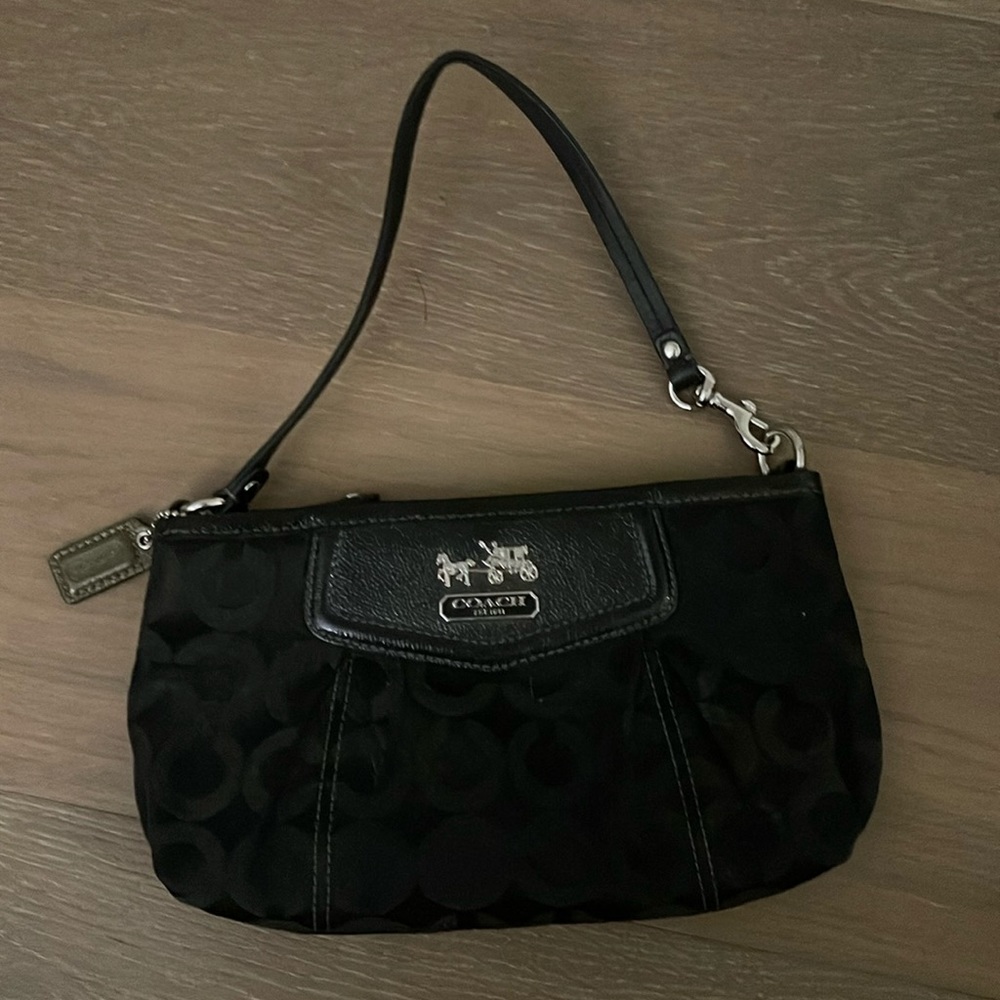 Coach wristlet mini bag like new